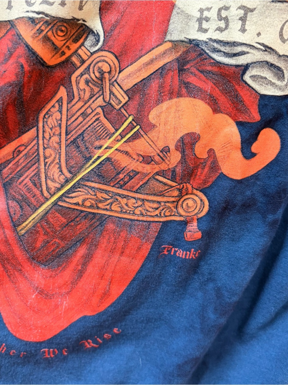 Sullen Hoodie: Art Collective Men's Long Sleeve Graphic Size M Blue Tie Dye EUC - Picture 7 of 8